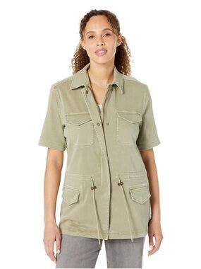 Liverpool Short Sleeve Cargo Jacket Large NWT